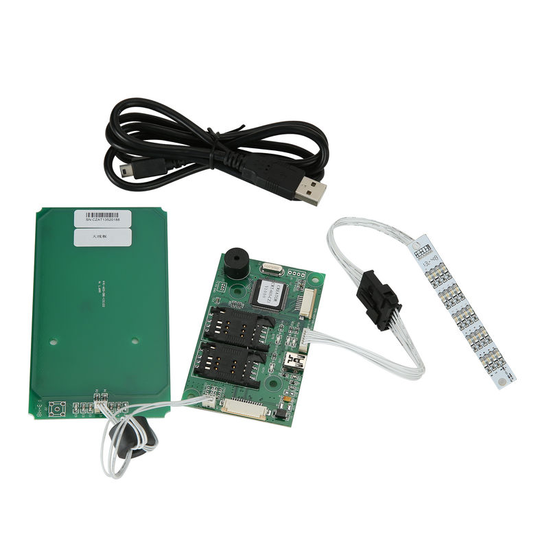 RFID USB Smart Car Reader Writer For TWO SAM Cards , Contactless RF Card Reader